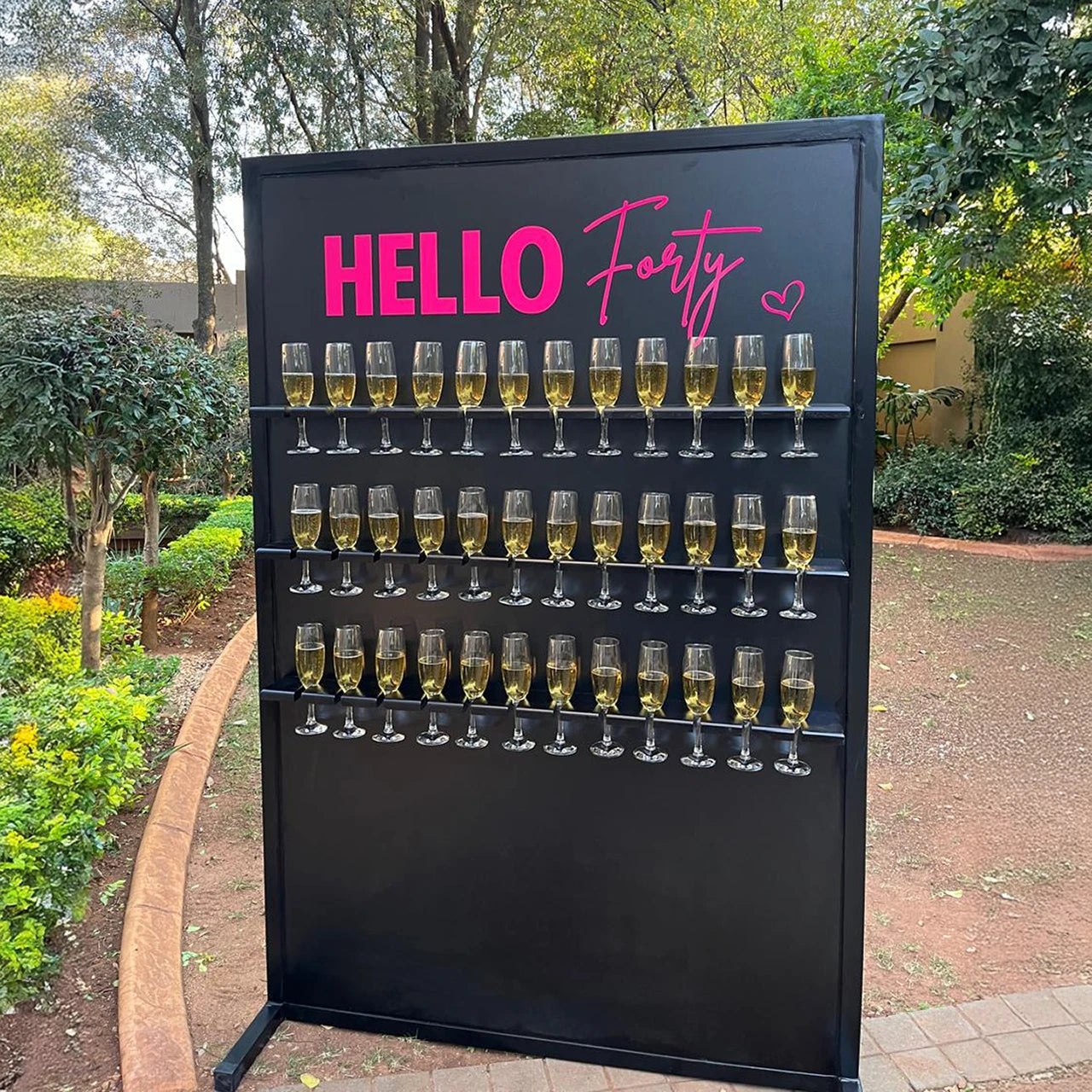 Champagne wall