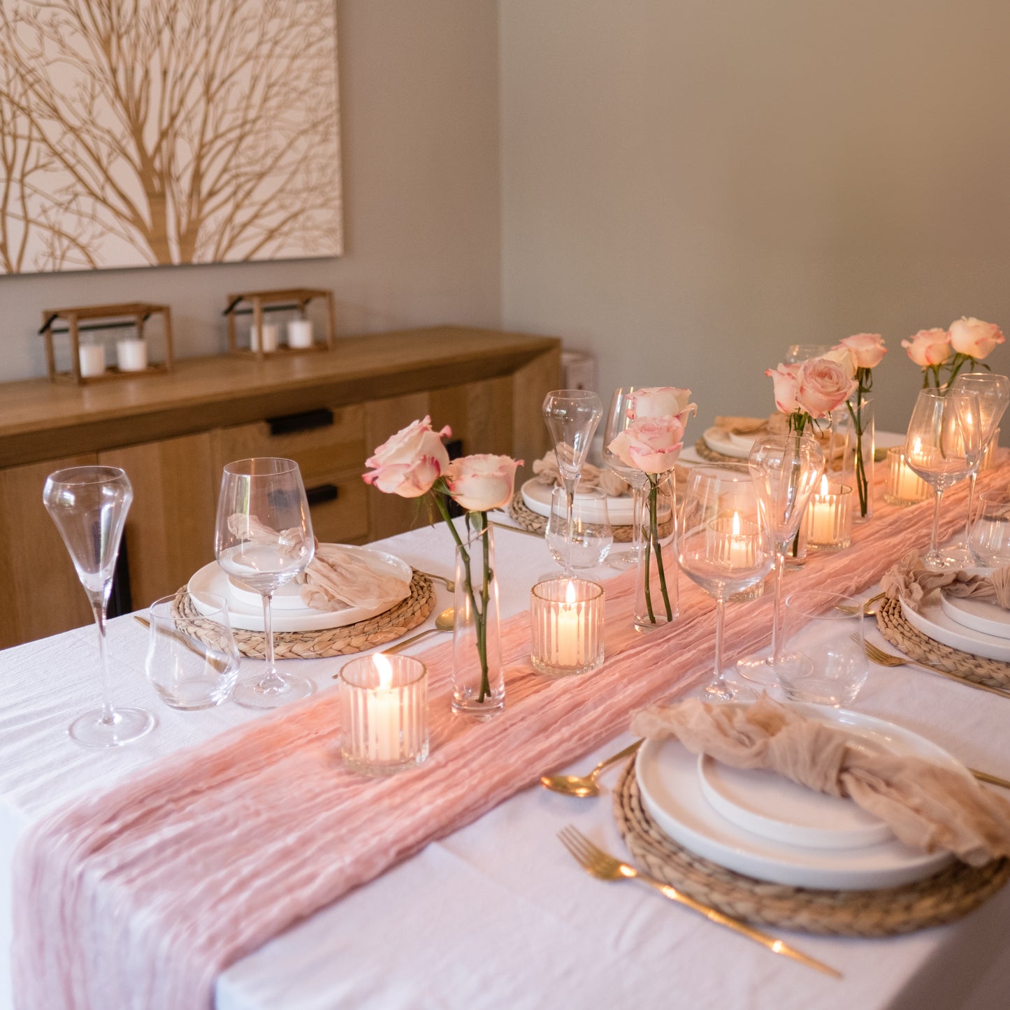 Dinner party in a box - Pretty in Pink