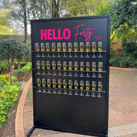 Champagne wall