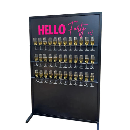 Champagne wall