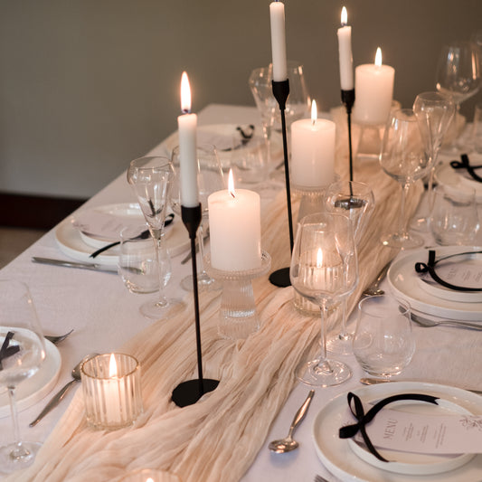 Dinner party in a box - Classic Black & White