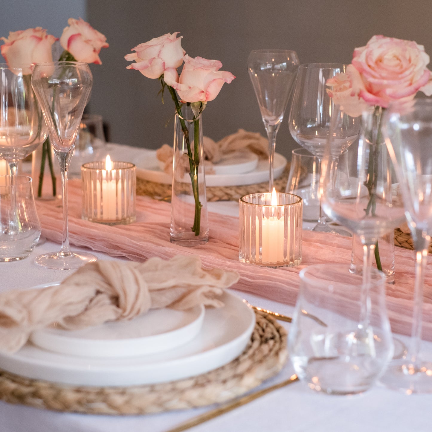 Dinner party in a box - Pretty in Pink