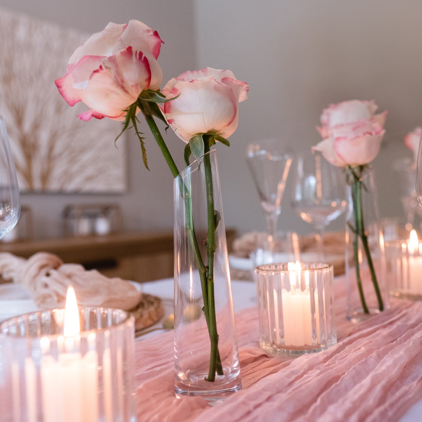 Dinner party in a box - Pretty in Pink